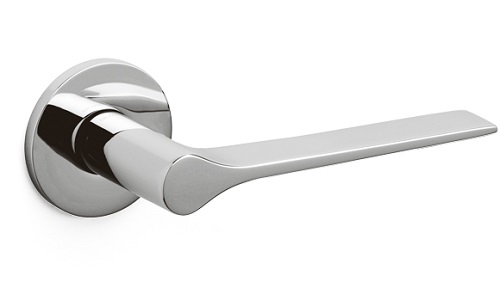 Lama Lever Handle on low rose design by Gio Ponti