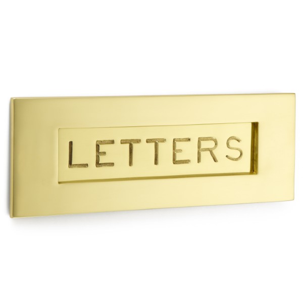 6355 6355 Brass Engraved Letter Plate