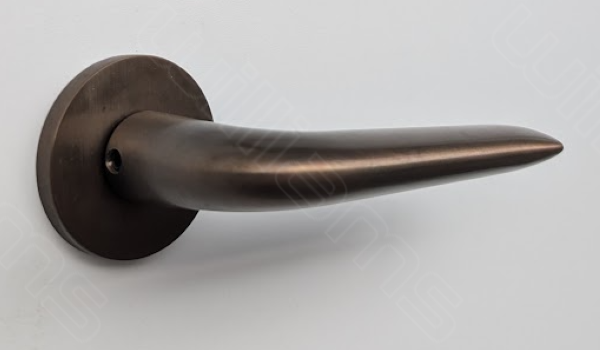 FSB 1292 Solid Bronze Lever on Rose Dark Wax