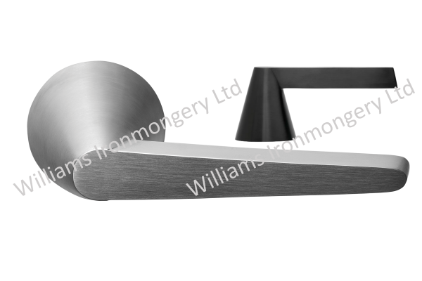 Formani cone door lever handle in stainless steel