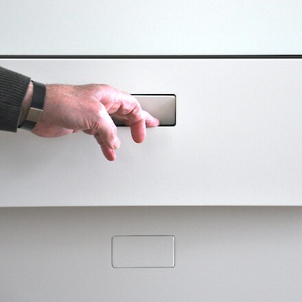 No-Ha invisible handle for furniture