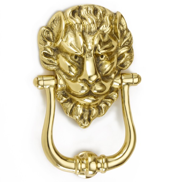 1768 Lion's Head Front Door Knocker