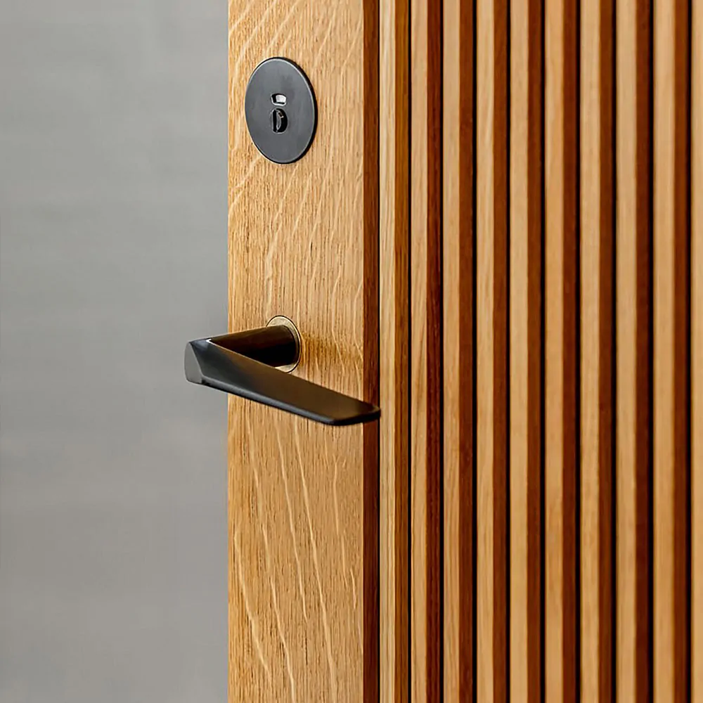 Randi is Scandinavian architectural hardware available from Williams Ironmongery