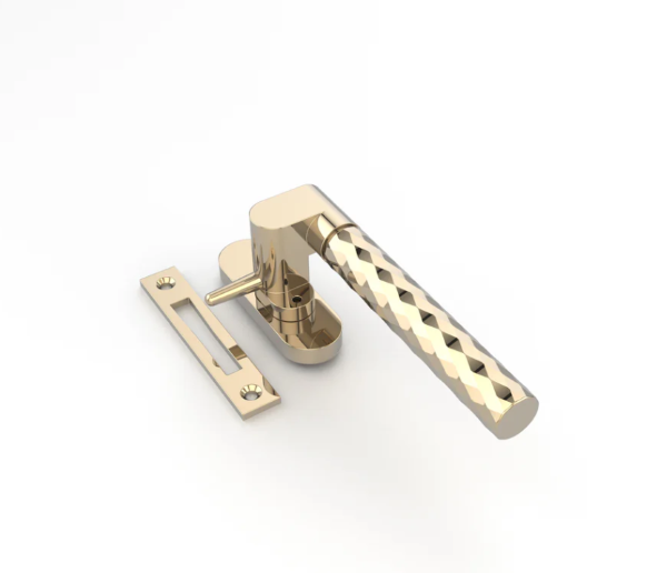 Mia Diamond Tectured Casement Fastener - Mortice