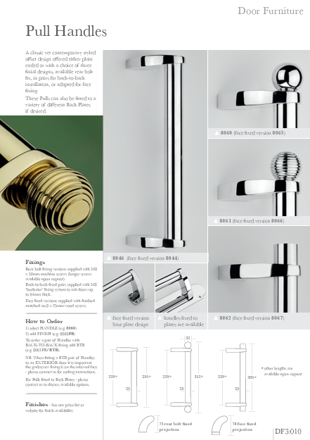 Frank Allart Pull Handle & Push Plates