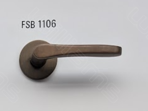 FSB 12 1106 Door handle on Rose Bronze