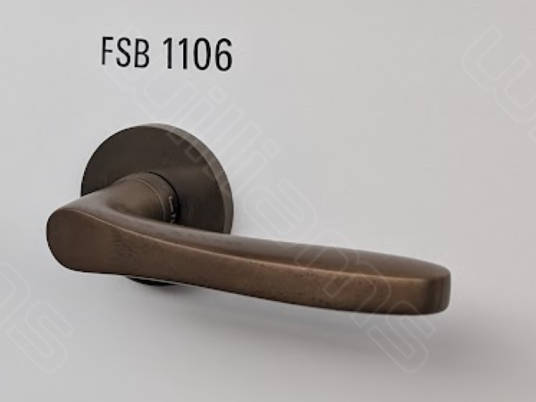 FSB 12 1106 Door handle on Rose Bronze