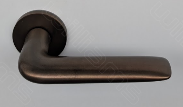 FSB 12 1292 Lever on Rose - Solid Real Bronze Dark