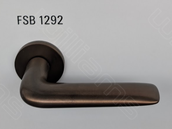 1292 Bronze Lever on Rose FSB 1292 Foster and Partener Real Bronze Dark