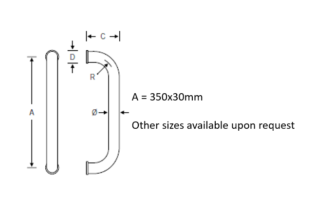 FSB 66 6602 Pull Handle DWG