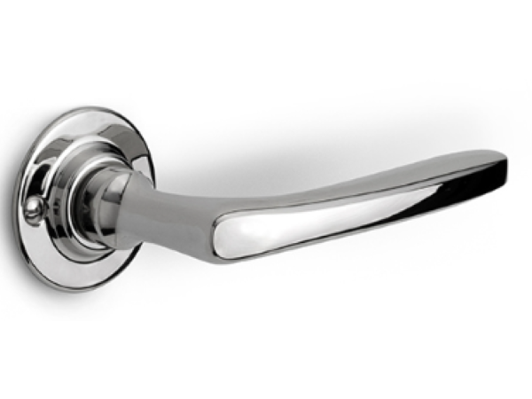 Timeless 1905GRR50 Solid Brass Door Handle Bright Nickel