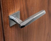 ROCK Lever Handle on Low Rose by Arik Levy
